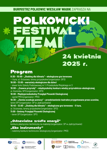 plakat Polkowickiego Festiwalu Ziemi