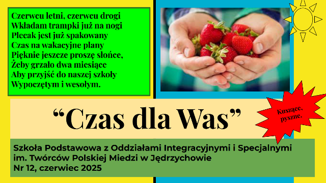 zdjęcie pierwszej strony gazetki szkolnej