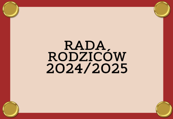 grafika z napisem rada rodziców 2024/2025
