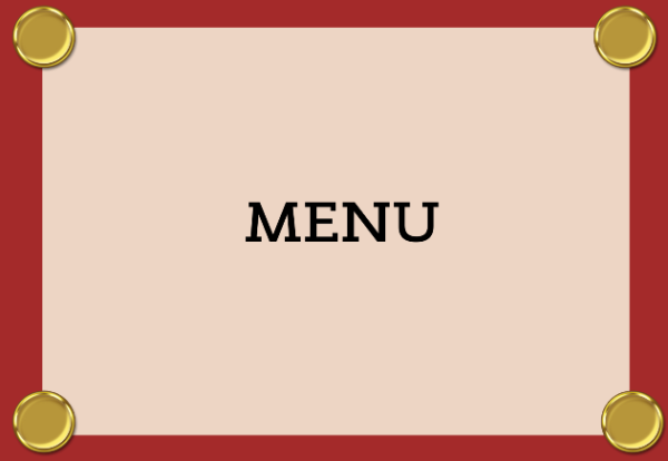 GRAFIKA Z NAPISEM MENU
