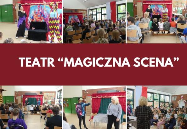 uczniowie ogladają przedstawienie teatralne o hejcie