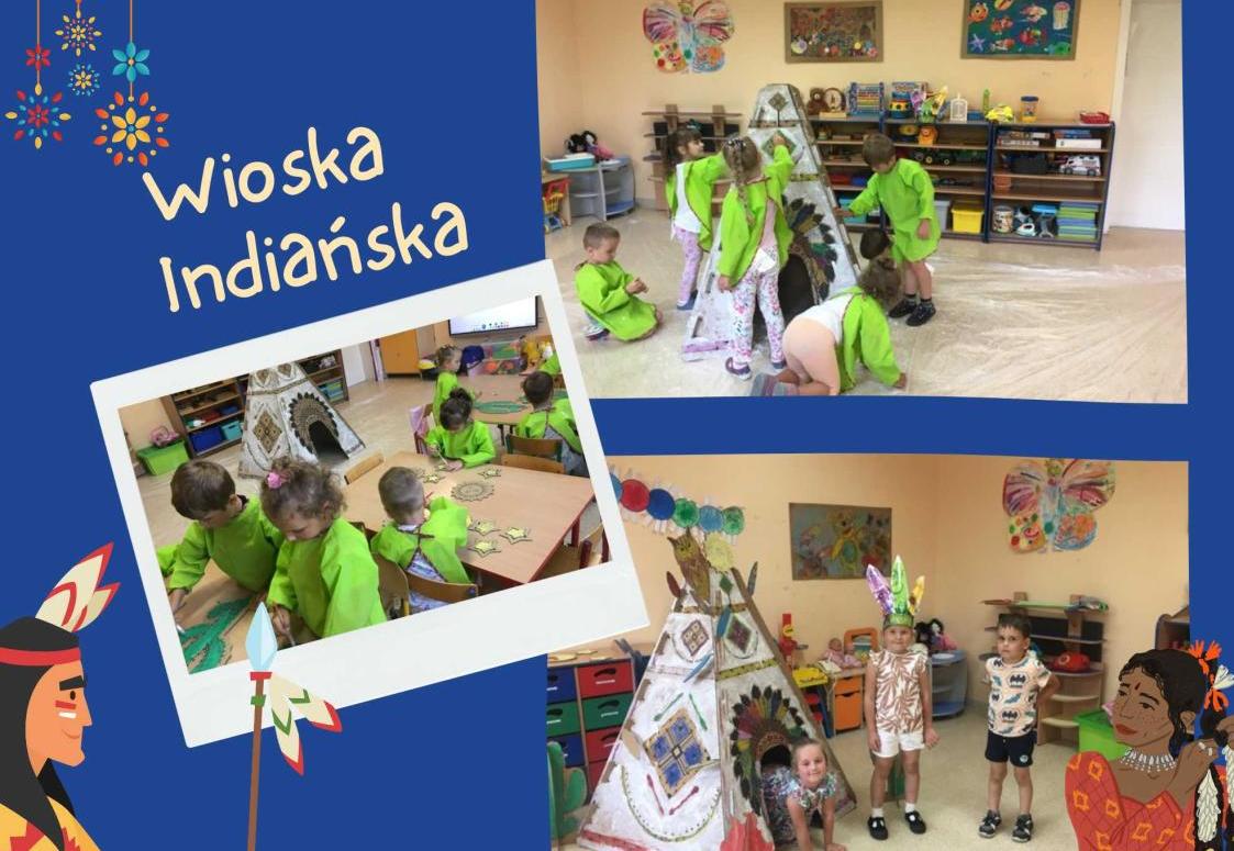kolaż zdjęć dzieci w przedszkolu 