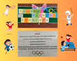 grafika z informacją o organizowanej olimpiadzie sportowej