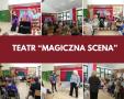 uczniowie oglądają przedstawienie teatralne